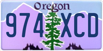 OR license plate 974XCD