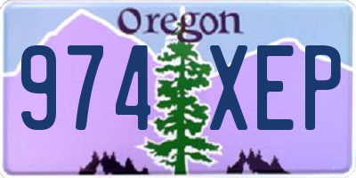 OR license plate 974XEP