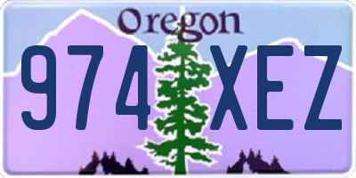 OR license plate 974XEZ