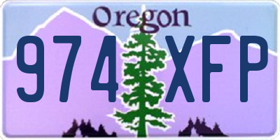 OR license plate 974XFP