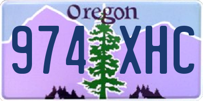 OR license plate 974XHC