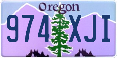 OR license plate 974XJI