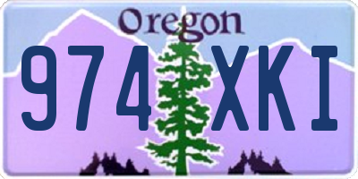 OR license plate 974XKI