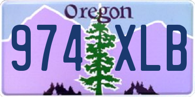 OR license plate 974XLB