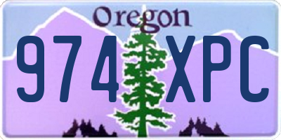 OR license plate 974XPC