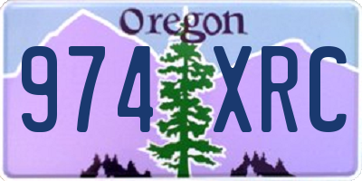 OR license plate 974XRC