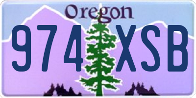 OR license plate 974XSB