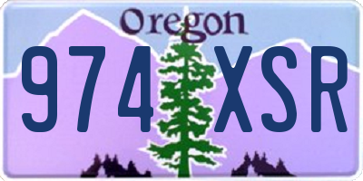 OR license plate 974XSR