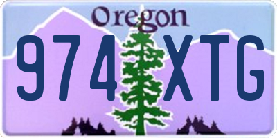 OR license plate 974XTG