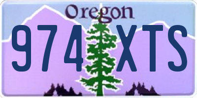 OR license plate 974XTS