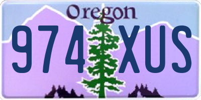 OR license plate 974XUS