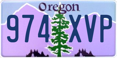 OR license plate 974XVP
