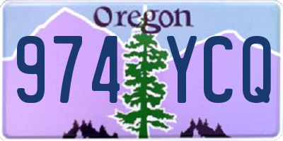 OR license plate 974YCQ