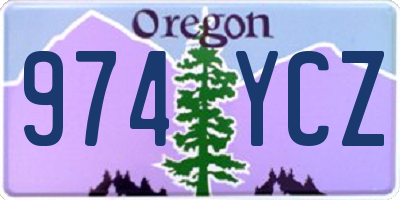 OR license plate 974YCZ