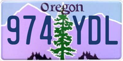 OR license plate 974YDL