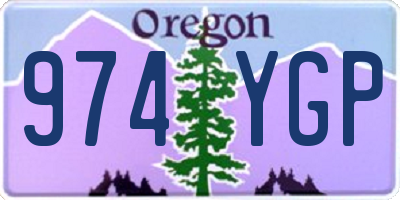 OR license plate 974YGP