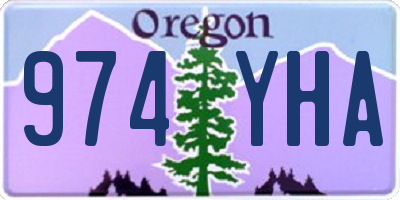 OR license plate 974YHA