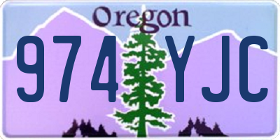 OR license plate 974YJC