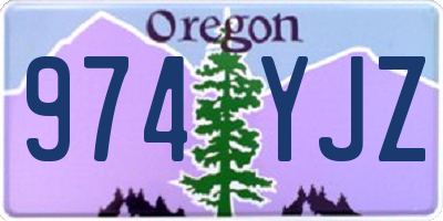 OR license plate 974YJZ