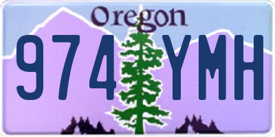 OR license plate 974YMH