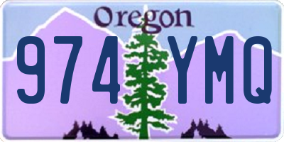 OR license plate 974YMQ