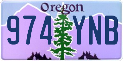 OR license plate 974YNB