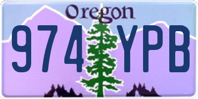 OR license plate 974YPB