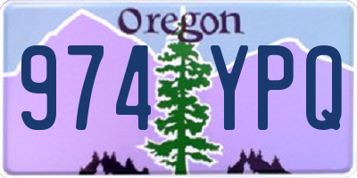 OR license plate 974YPQ