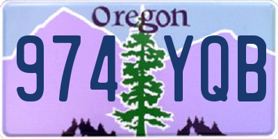 OR license plate 974YQB