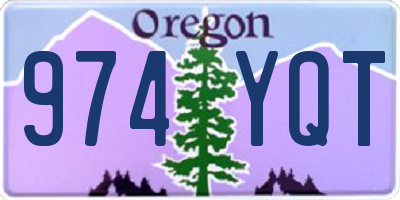 OR license plate 974YQT