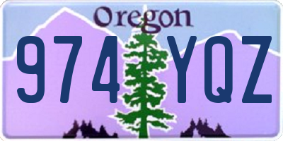 OR license plate 974YQZ