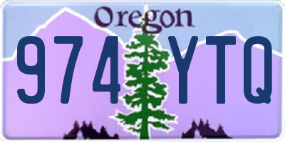 OR license plate 974YTQ