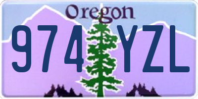 OR license plate 974YZL