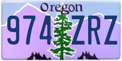 OR license plate 974ZRZ