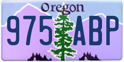 OR license plate 975ABP