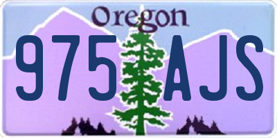 OR license plate 975AJS