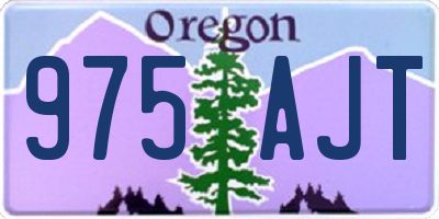 OR license plate 975AJT