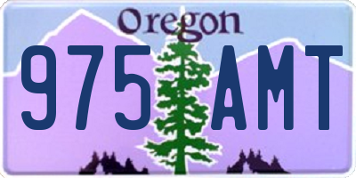 OR license plate 975AMT