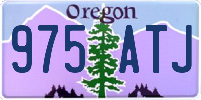OR license plate 975ATJ
