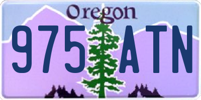 OR license plate 975ATN