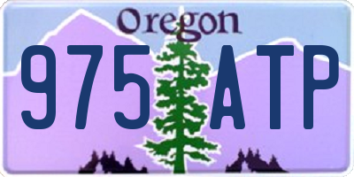 OR license plate 975ATP