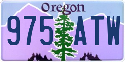 OR license plate 975ATW