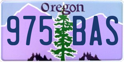 OR license plate 975BAS