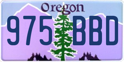 OR license plate 975BBD