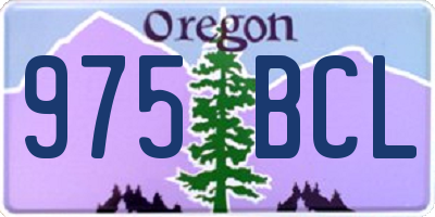 OR license plate 975BCL
