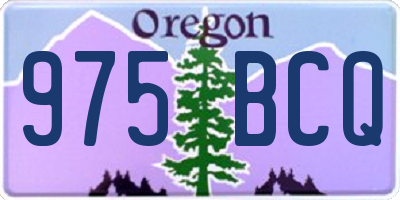 OR license plate 975BCQ