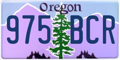 OR license plate 975BCR