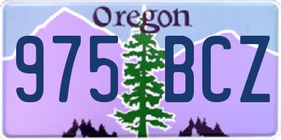 OR license plate 975BCZ