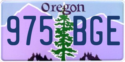 OR license plate 975BGE