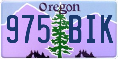 OR license plate 975BIK